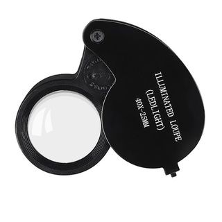 INSTEN 40X Magnifying Glass with LED Light