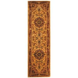 Safavieh Classic Light Gold/Red 2 ft. 3 in. x 8 ft. Runner CL763A 28