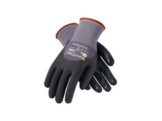 Protective Industrial Products 34 845/XL X Large MaxiFlex Endurance by ATG 15 Gauge Abrasion Resistant Black Micro Foam Nitrile Palm And Fingertip Coated Work Gloves With