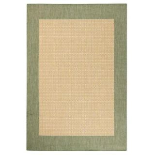 Home Decorators Collection Checkered Field Natural/Green 7 ft. 6 in. x 10 ft. 9 in. Area Rug 2881540610