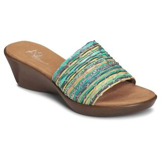 A2 by Aerosoles Womens Say Yes Wedge Slide Sandals