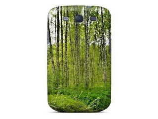 New Arrival Green Young Forest QAP4096DxUB Case Cover/ S3 Galaxy Case