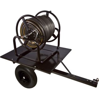Ironton Trailered Garden Hose Reel — Holds 400-ft. x 5/8in. Hose  Garden Hose Reel Carts
