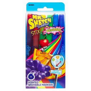 Mr. Sketch® Stix Washable Scented Markers   6ct
