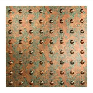 Fasade Dome   2 ft. x 2 ft. Lay in Ceiling Tile in Copper Fantasy L63 11