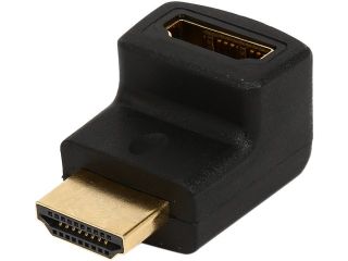 Tripp Lite P142 000 UP HDMI Right Angle Up Adapter / Coupler, Male to Female