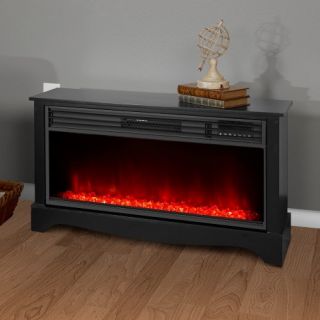 Lifesmart 36 in. Low Profile Fireplace with Northern Lights FX Flame Package   Fireplaces