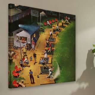 Golf Driving Range by John Falter Painting Print on Canvas by Marmont