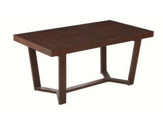 J&M Furniture Class Dining Table in Dark Oak