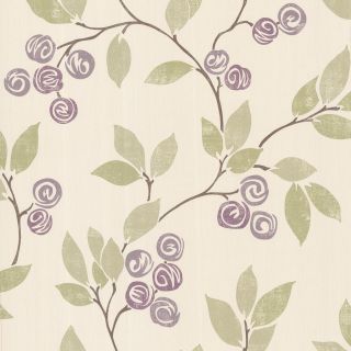 Brewster Wallcovering Purple Strippable Non Woven Paper Prepasted Classic Wallpaper