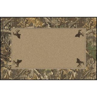 Realtree Timber Solid Center Area Rug by Milliken
