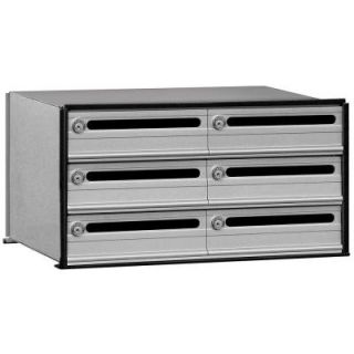 Salsbury Industries 2400 Series 6 Doors Data Distribution System Aluminum Box 2406