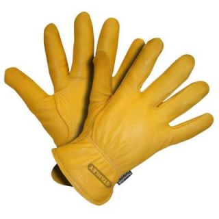 Stanley Premium Thinsulate Lined Grain Deerskin Large Driver Glove DISCONTINUED S90511
