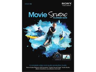 SONY Movie Studio Platinum 12 Suite   Digital Code