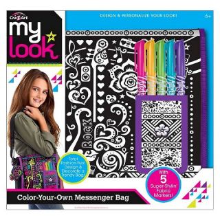 My Look Color Your Own Messenger Bag by Cra Z Art