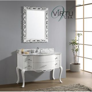 Virtu Charlotte 47 Single Bathroom Vanity Set with Mirror