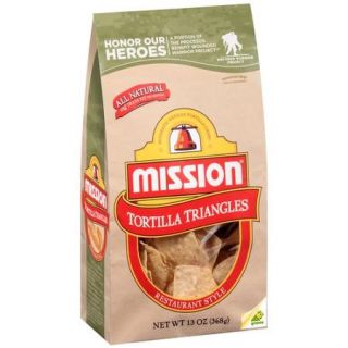 Mission Restaurant Style Tortilla Triangles, 13 oz