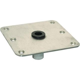7 in. x 7 in. Stainless Steel Seat Base Plate with 3/4 in. Pin Style BR54936
