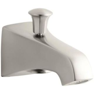 Memoirs 6 in. L x 2.875 in. W x 2.875 in. H Wall Mount Bath Spout with Diverter in Vibrant Brushed Nickel K 496 BN