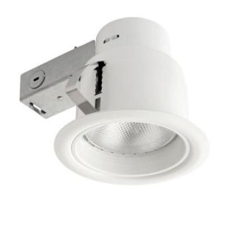 Globe Electric 5 in. White Recessed Lighting Kit with White Baffle Flood Light 9251201