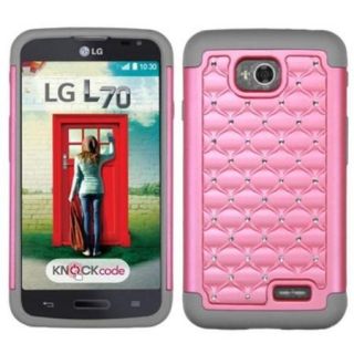 Insten Hard Cover Case For LG Optimus Exceed 2 VS450PP Verizon/Optimus L70 MS323/Realm LS620   Pink