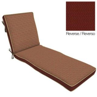 Bombay Outdoors Venice Scallops Reversible Chaise Cushion NE83380D D9D1