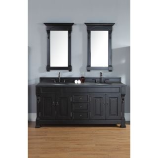 72 inch Brookfield Antique Black Double Vanity   16762913  