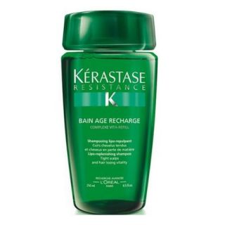 Kerastase Resistance Age Recharge Lipo Replenishing Shampoo, 8.5 oz (Pack of 6)