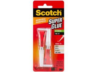 Scotch Super Glue Gel Clear 2gm 2 Pk AD112 Pack Of 12