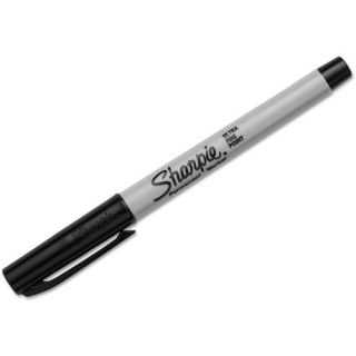 Sharpie Ultra Fine Point Permanent Markers, Black, Set of 5 Office Supplies