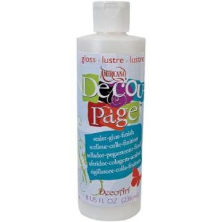 Decoart Decou Page (Tm) Glue 8Oz Gloss