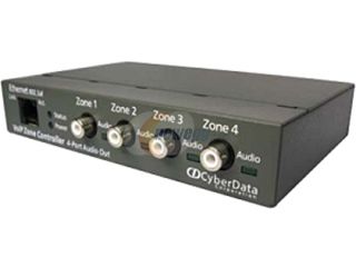 Open Box CyberData 011171 SIP enabled IP Paging V3 Zone Controller with 4 Port Audio Out