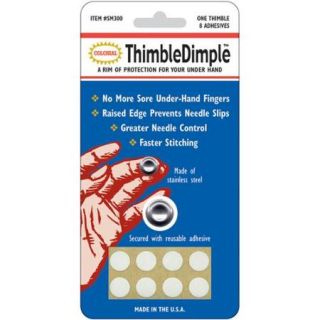 ThimbleDimple 1 Finger Protector & 8 Adhesive Dots