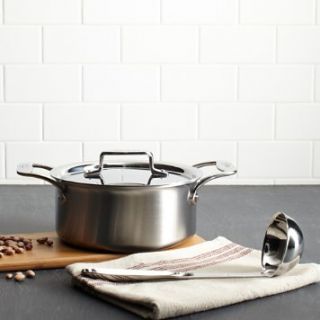 All Clad Stainless Steel 3 Quart Soup Pot with Ladle