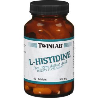 Twinlab 310508 L Histidine 500 Mg 60 Tablets