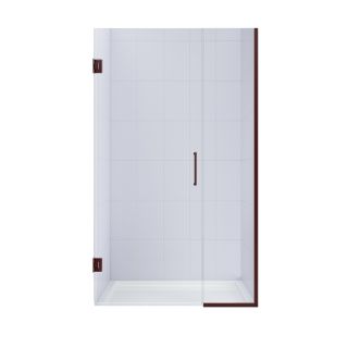 DreamLine Unidoor Plus 44 in to 44.5 in Frameless Hinged Shower Door