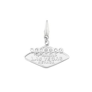 Sterling Silver Welcome to Las Vegas Charm   Shopping