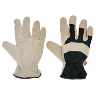 Dickies Mesh Fabric Back Cowhide Leather Driver Glove DISCONTINUED D77741