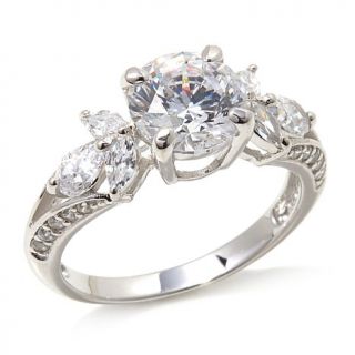 3.60ct Absolute™ Round with Floral Sides Ring   7823639