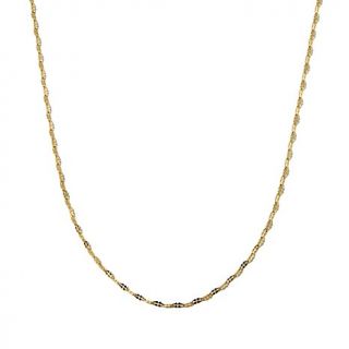 Michael Anthony Jewelry® 10K Gold 1.5mm 20" Double Flat Link Chain Necklace   7839298