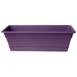 Bloem 7.5 in. x 18 in. Dura Cotta Window Box in Exotica DCBT18 56