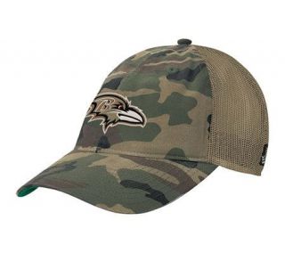 NFL Baltimore Ravens Old Orchard Beach Camouflage Slouch Hat —