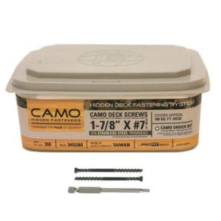 CAMO 1 7/8 in. 316 Stainless Steel Trimhead Deck Screw (350 Count) 0345228S H