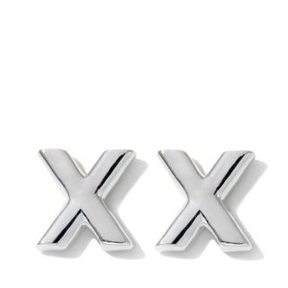 Sevilla Silver™ Polished "X" Stud Earrings   7818484