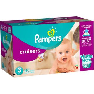 Pampers Cruisers Diapers, Huge Box (Choose your Size)