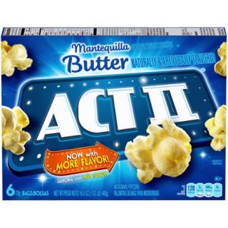 Act II Butter Popcorn, 16.5 oz, (Pack of 3)