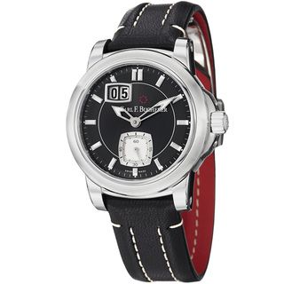 Carl F. Bucherer Mens Patravi Black Dial Automatic Strap Watch