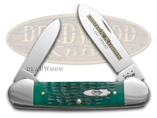 CASE XX Limited Edition Jade Bone Canoe 1/3000 Stainless Pocket Knife