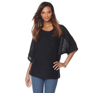 Melissa McCarthy Seven7 Sequin Dolman Sweater   7838352