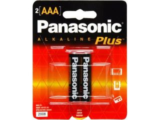 Panasonic AM 4PA/2B 2 pack AAA Alkaline Batteries